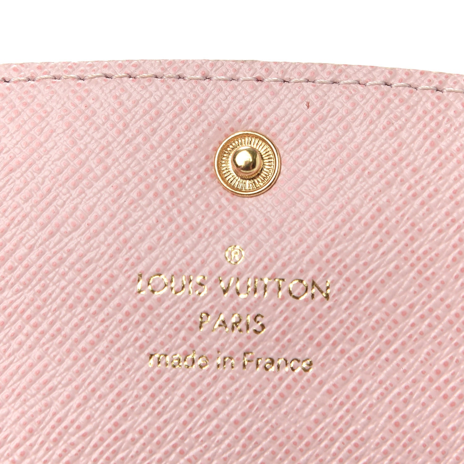 Louis Vuitton Damier Azur Emilie Wallet Rose Ballerine 6 of 6