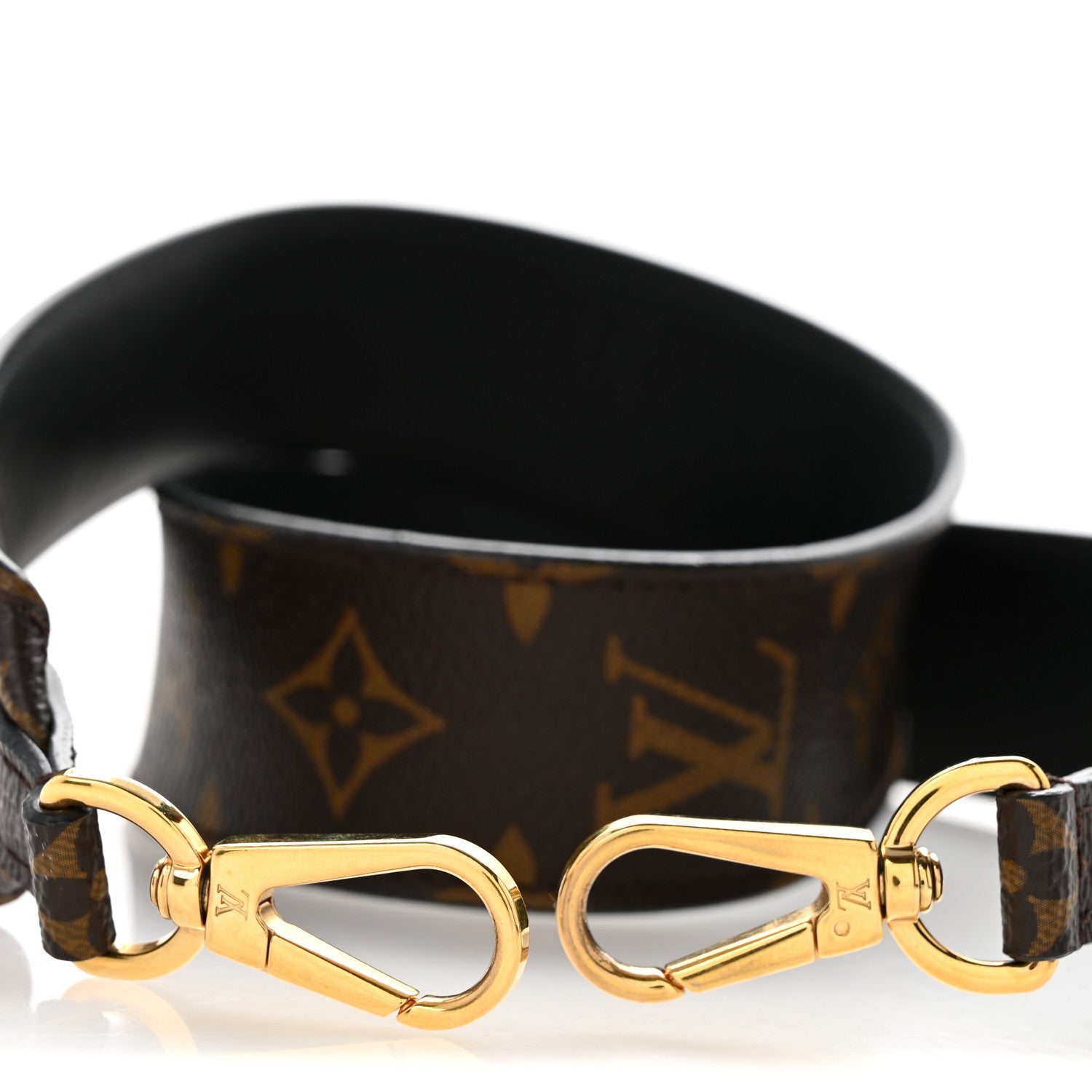 Louis Vuitton Monogram Bandouliere Shoulder Strap Black 3 of 7