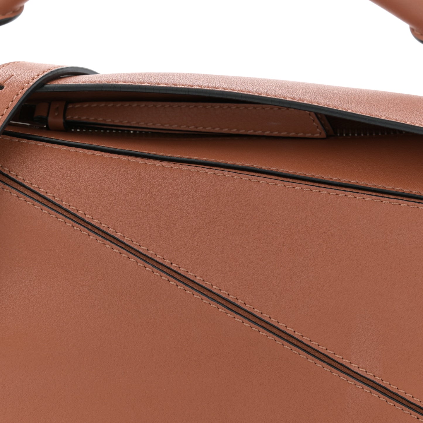 Calfskin Small Puzzle Bag Tan