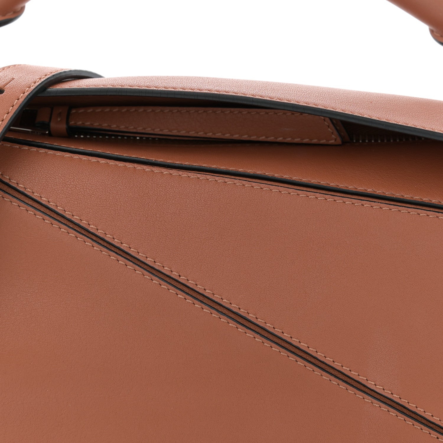 Loewe Calfskin Small Puzzle Bag Tan 8 of 13