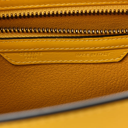 Celine Smooth Calfskin Micro Luggage Citron 6 of 11