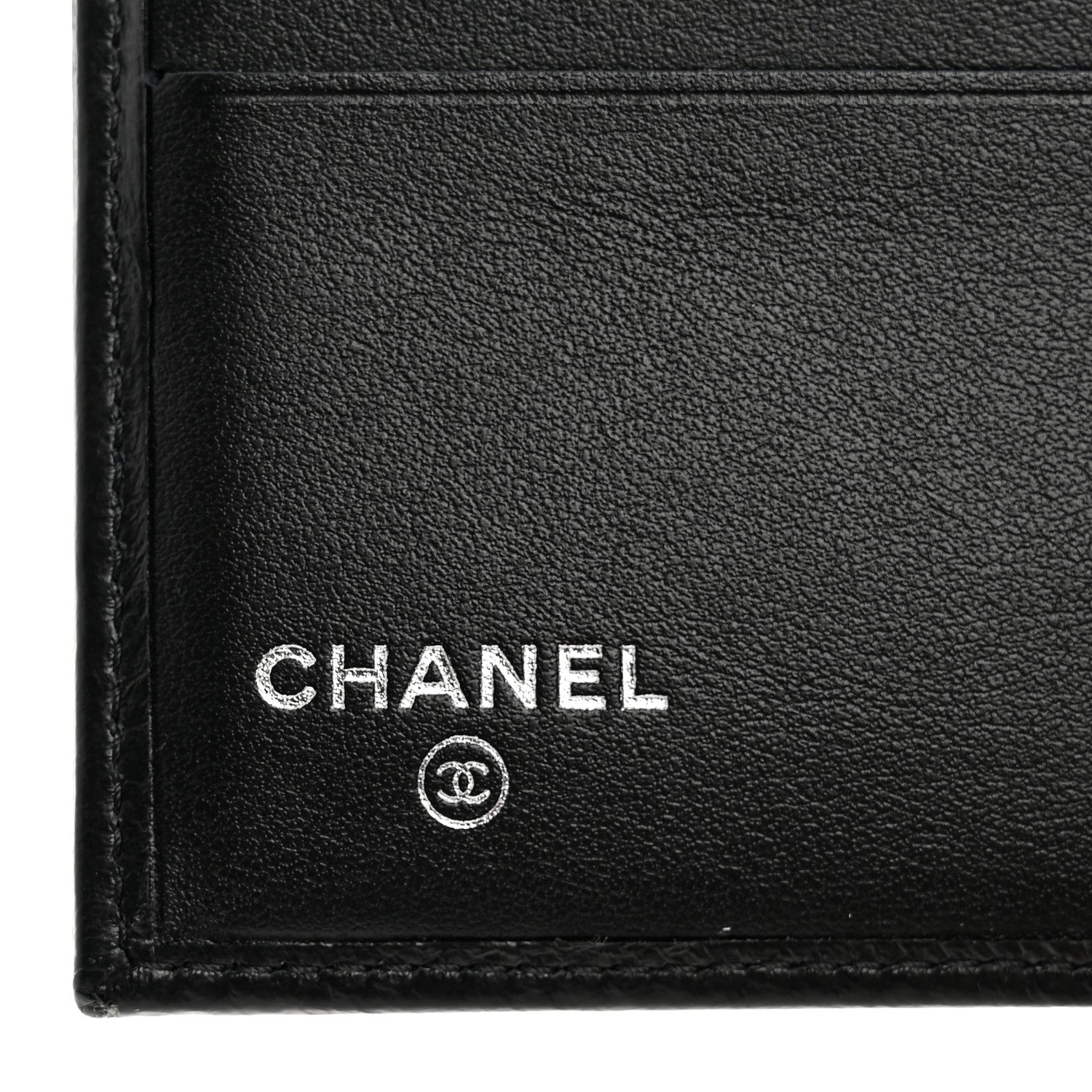 Chanel Calfskin Quilted Mens Small Pour Monsieur Wallet Black 7 of 11