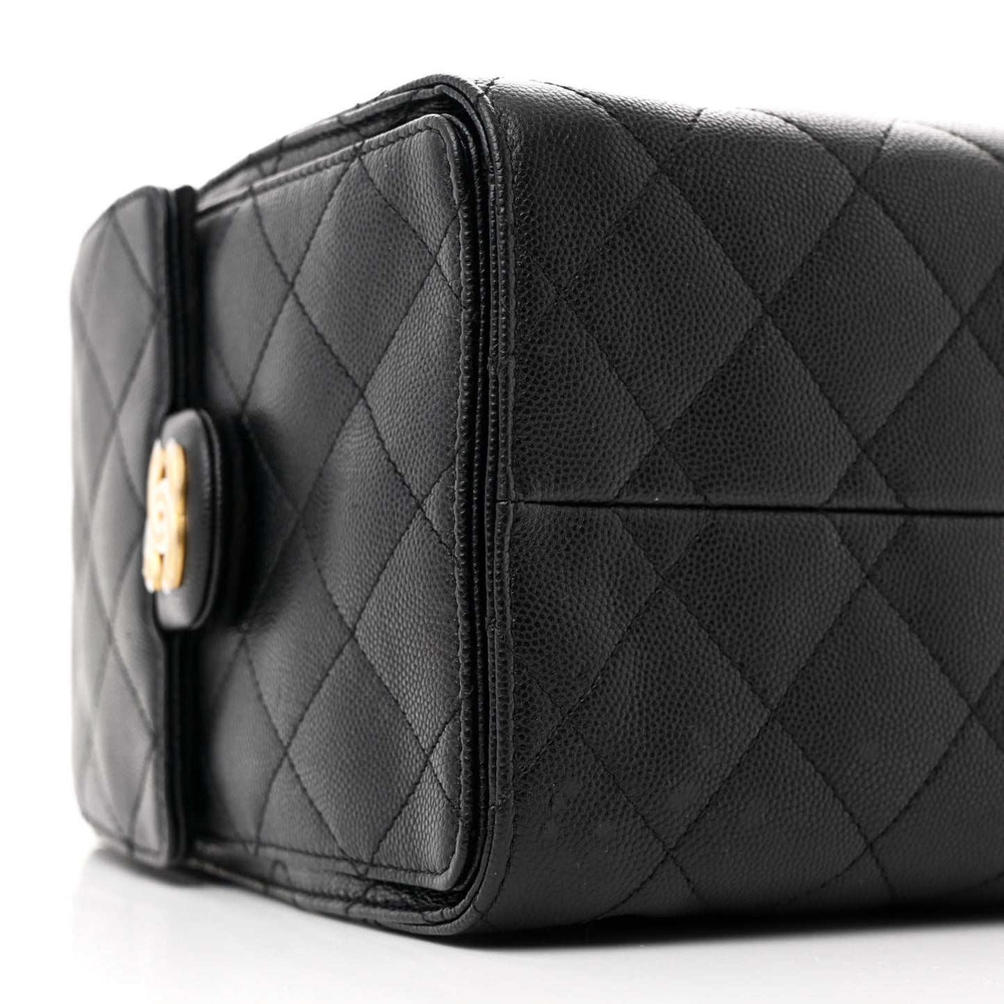 Caviar Quilted Small Chanel 25 Handbag Black
