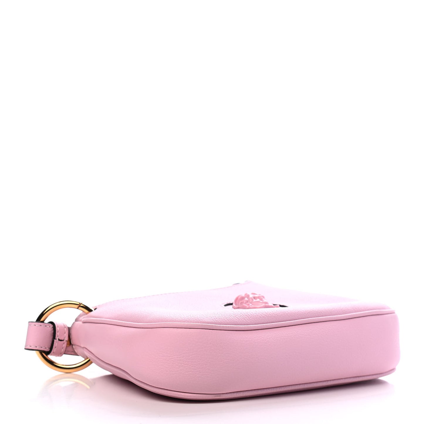 Calfskin La Medusa Small Hobo Crossbody Pink