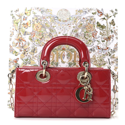 Christian Dior Patent Cannage Small Lady D-Joy Mexican Red 10 of 10