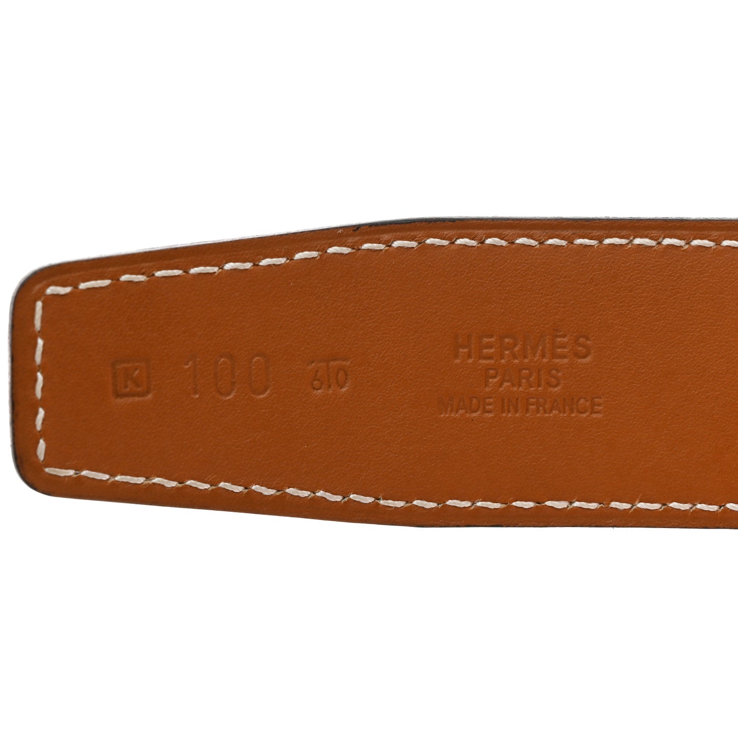 Epsom Chamonix 32mm Belt Strap 100 40 White Gold