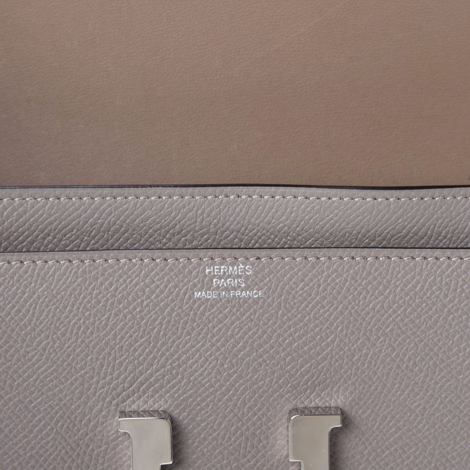Hermes Epsom Constance Long Wallet Gris Asphalte 14 of 16