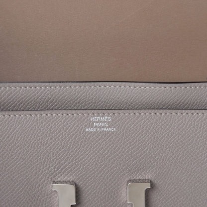 Hermes Epsom Constance Long Wallet Gris Asphalte 14 of 16