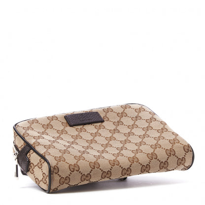 Gucci Monogram Belt Bag Dark Brown 4 of 9