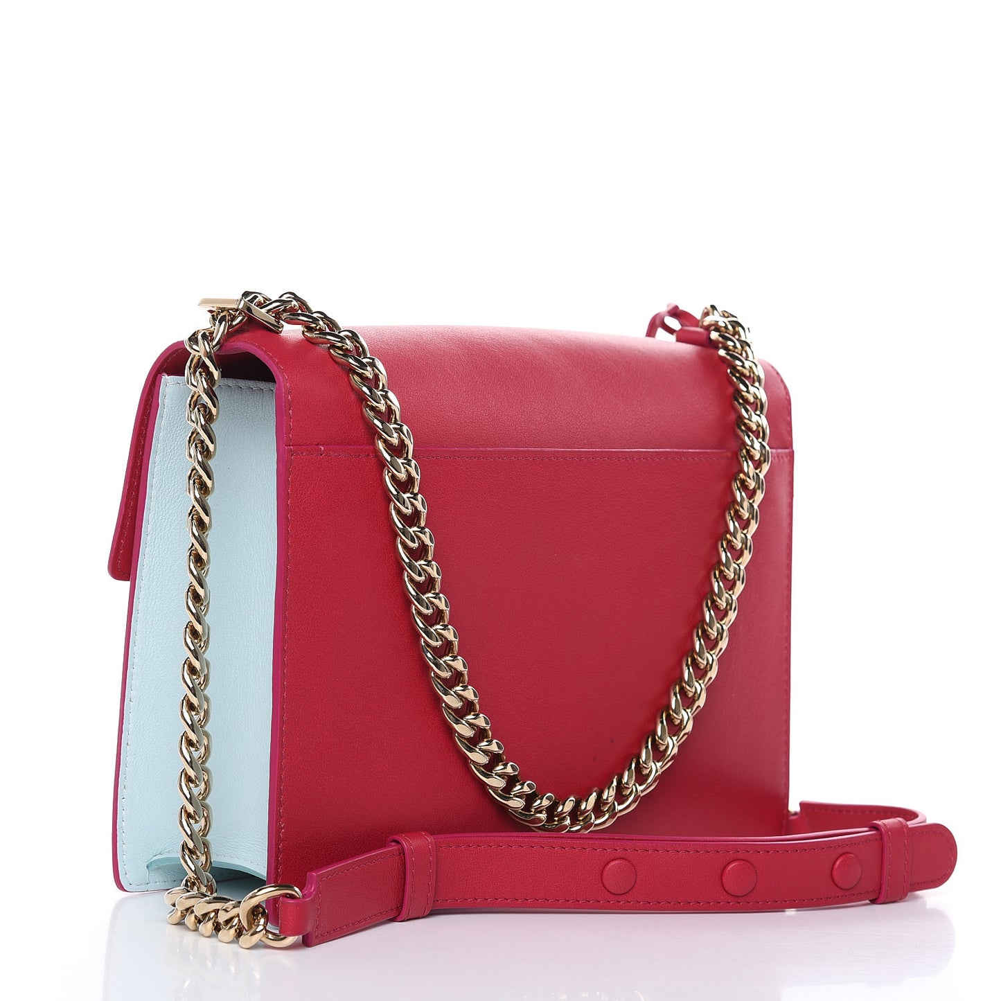 Supple Calfskin Madame PM Chaine Bag Framboise