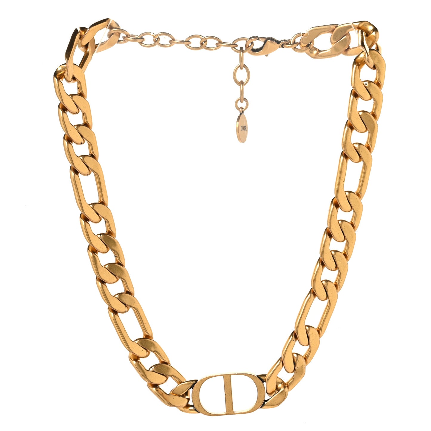 Metal Danseuse Etoile Chain Choker Necklace Gold