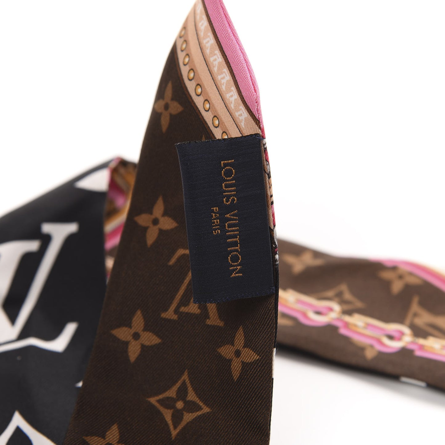 Silk Ultimate Monogram BB Bandeau Black