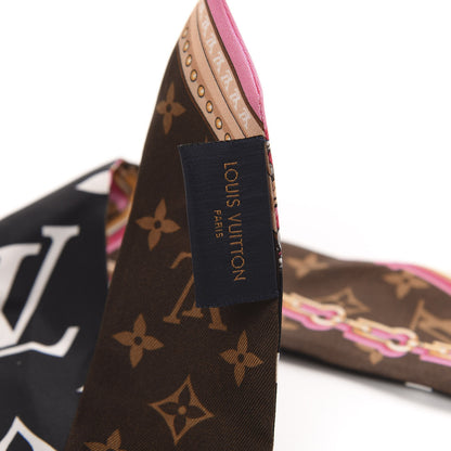 Louis Vuitton Silk Ultimate Monogram BB Bandeau Black 2 of 4