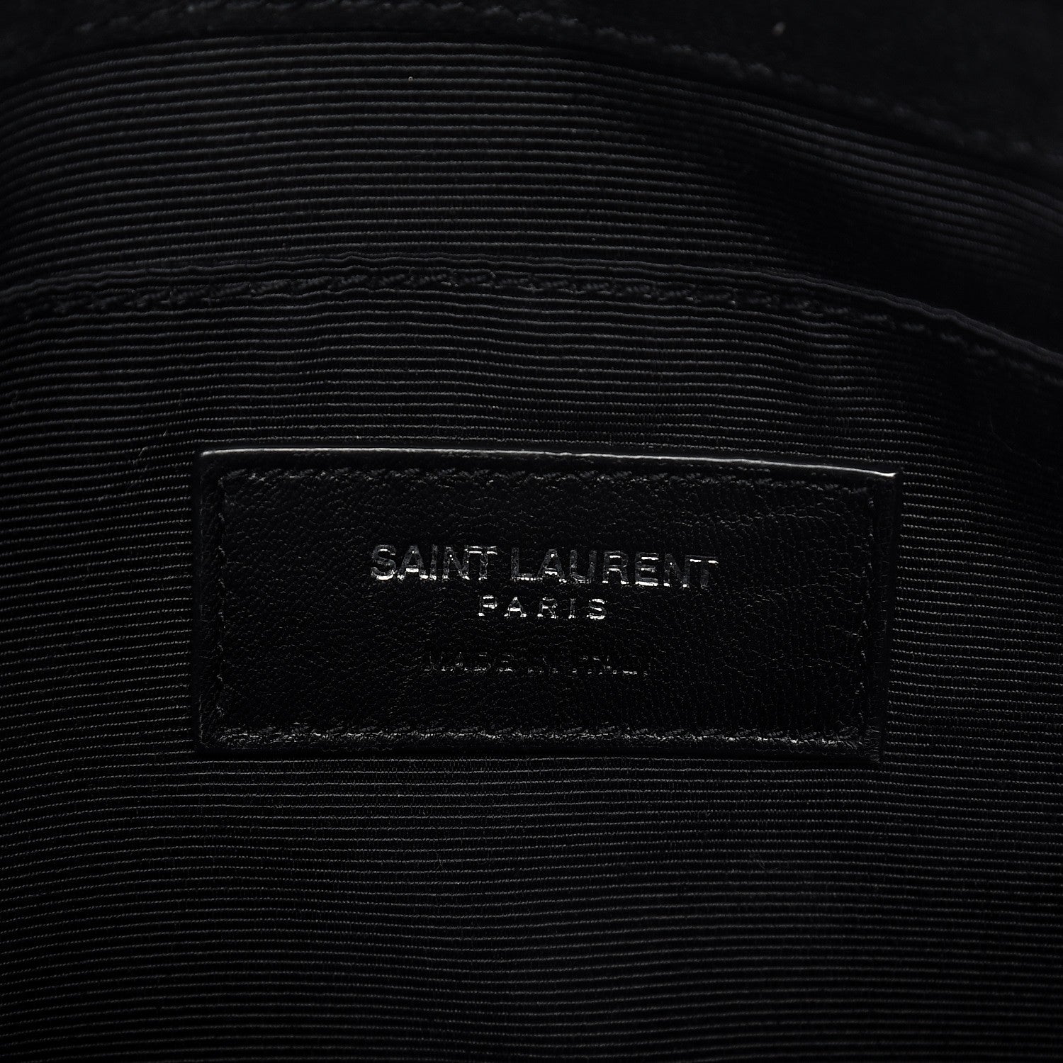 Saint Laurent Suede Calfskin Small Fringe Crossbody Bag Black 6 of 8