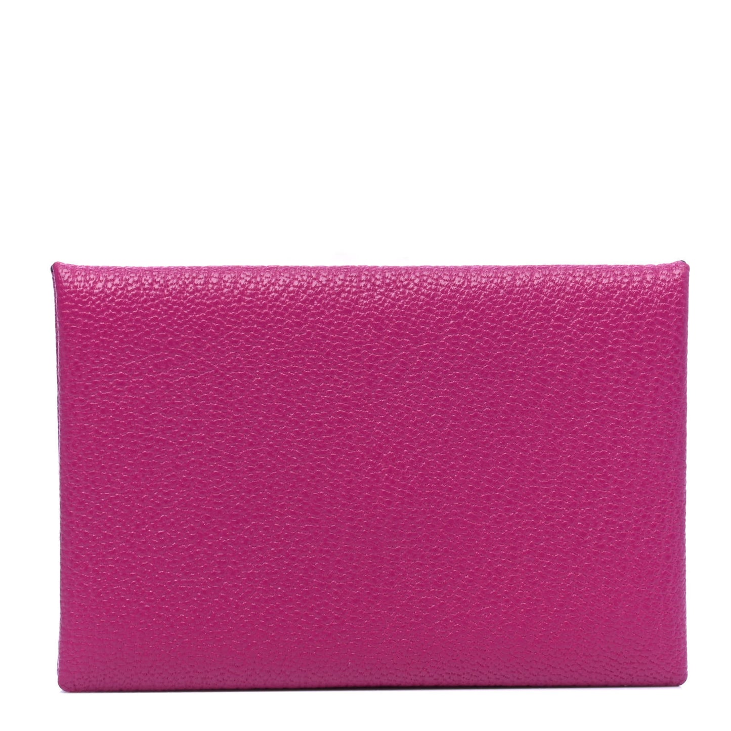 Chevre Mysore Calvi Card Case Rose Pourpre