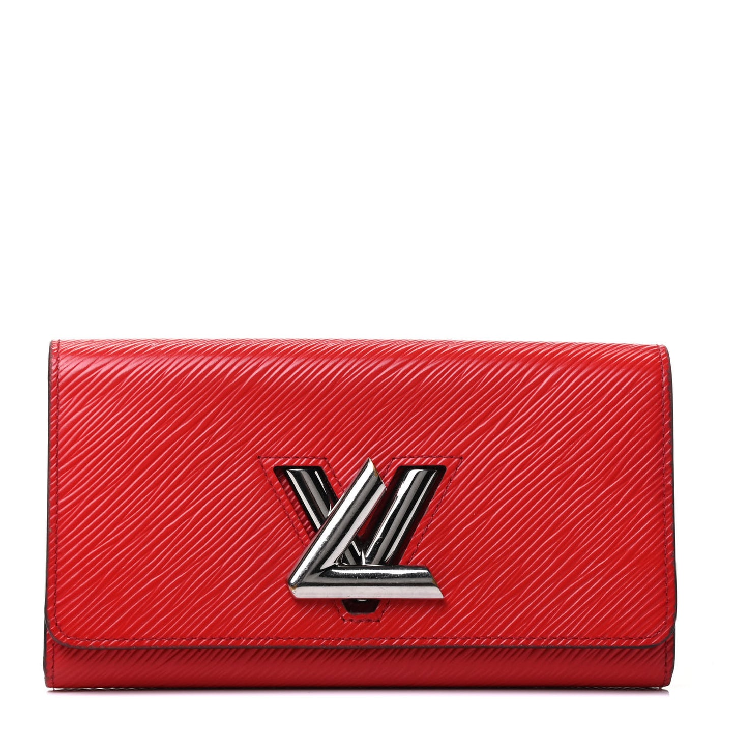 Epi Twist Wallet Coquelicot