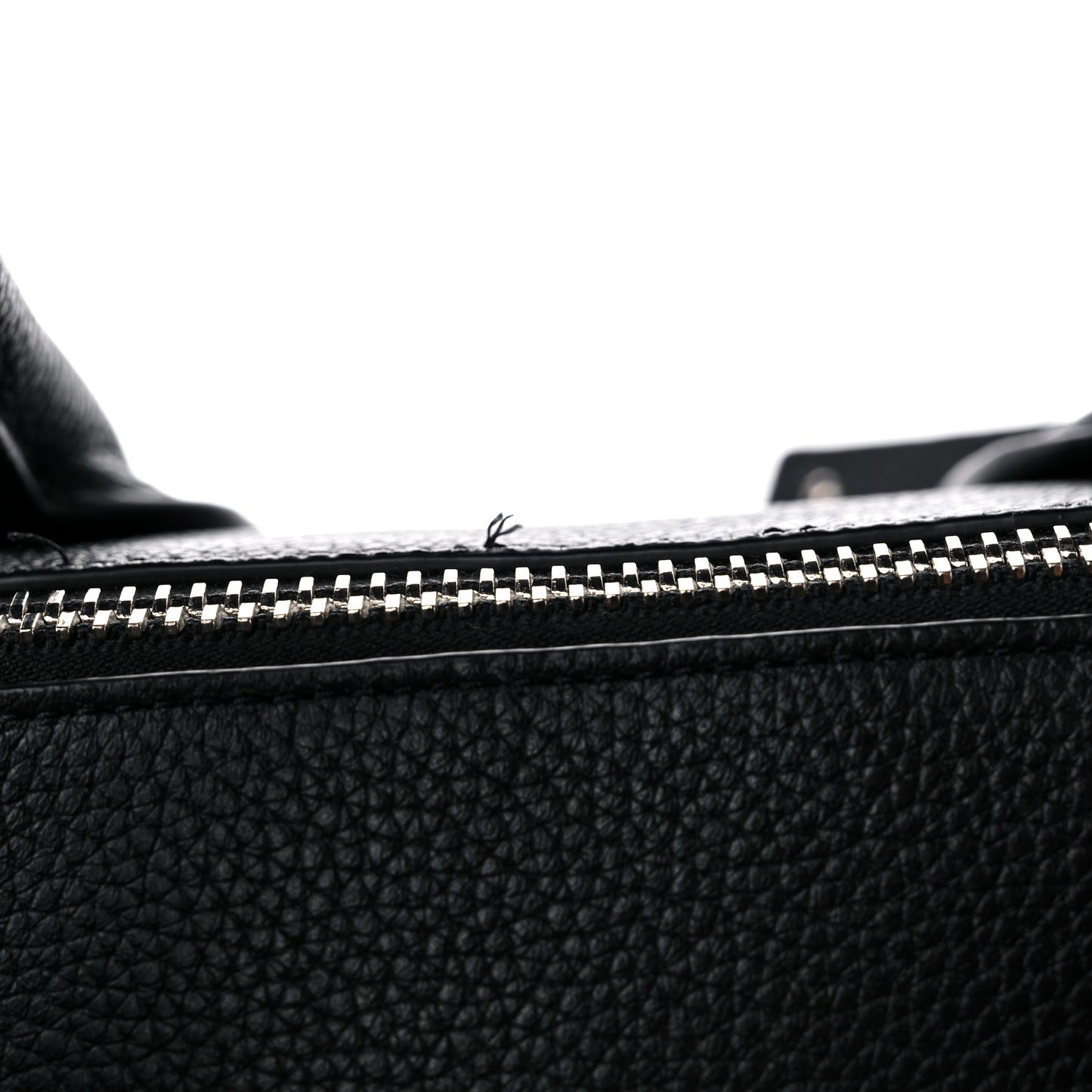Grained Calfskin Medium Souple Sac De Jour Duffle Black