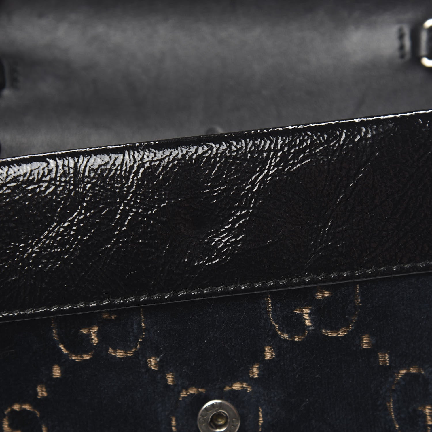 Gucci Velvet GG Monogram Super Mini Dionysus Shoulder Bag Blue Beige Black 16 of 18