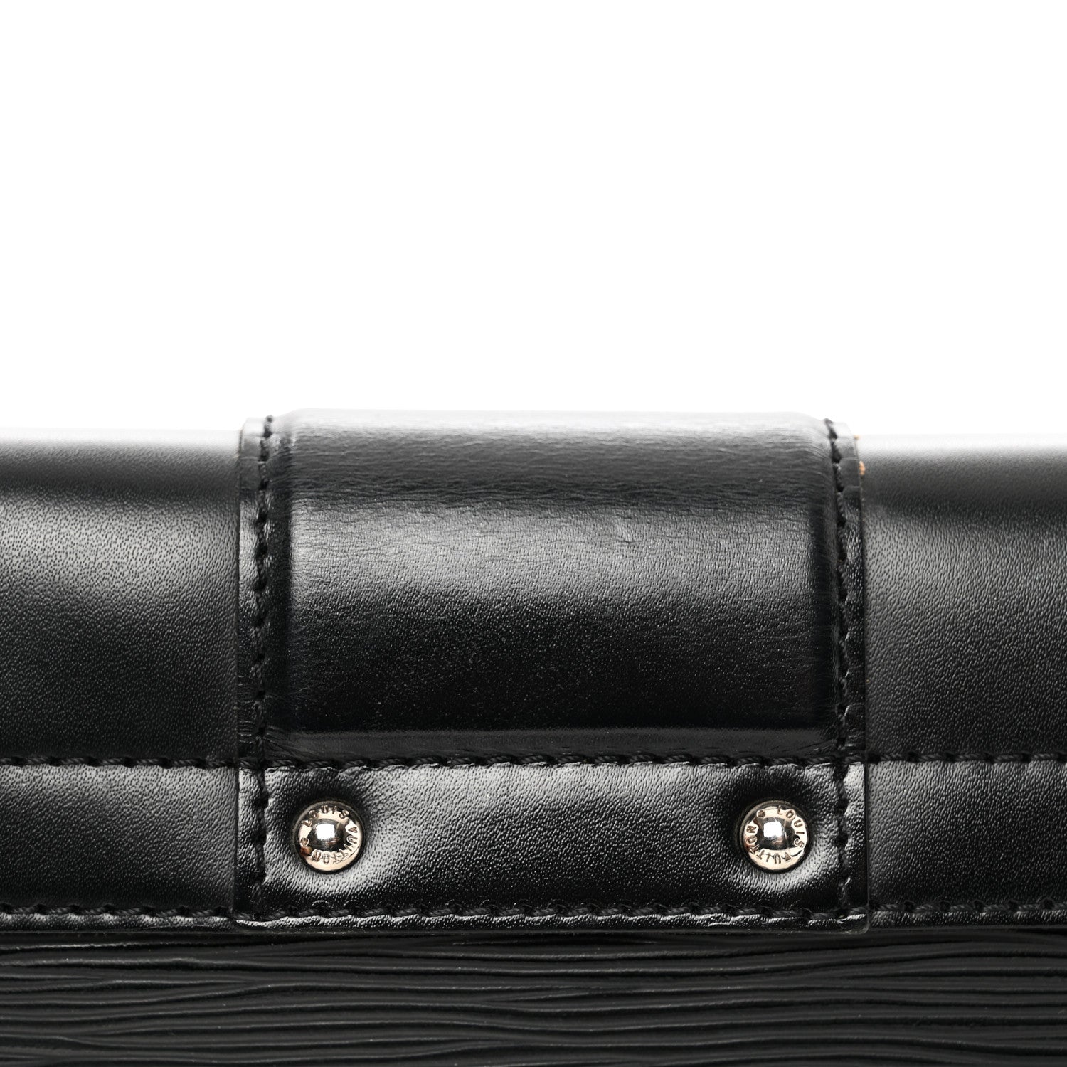 Louis Vuitton Epi Montaigne Clutch Black 9 of 9