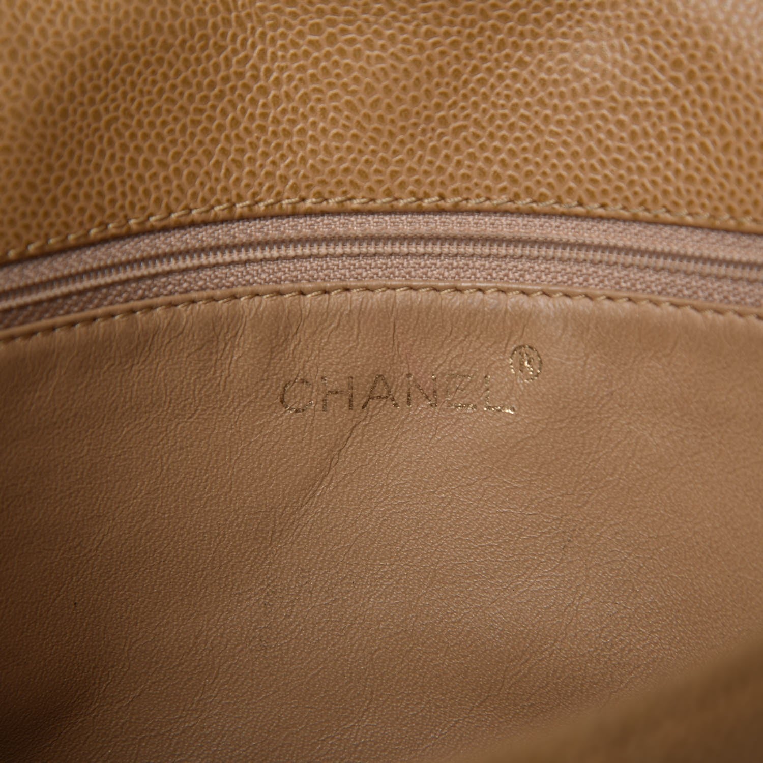 Chanel Caviar Quilted Medium Single Flap Beige 6 of 19