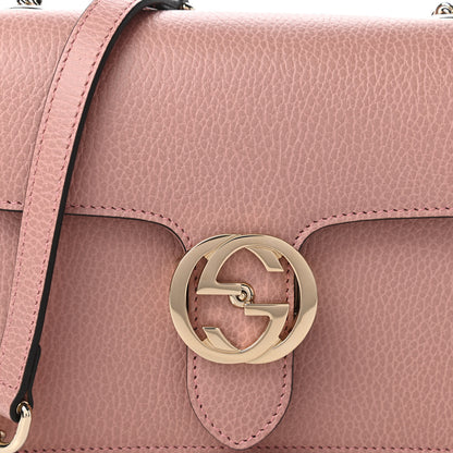 Gucci Dollar Calfskin Small Interlocking G Shoulder Bag Soft Pink 10 of 10