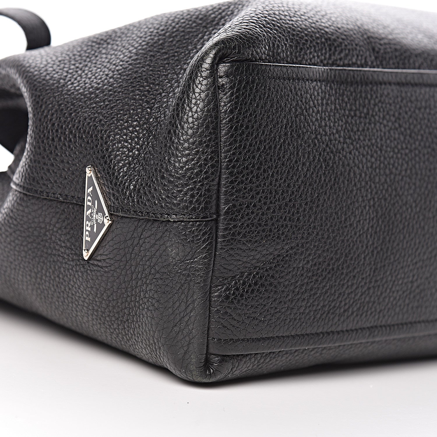 Prada Vitello Daino Shoulder Bag Black 5 of 12