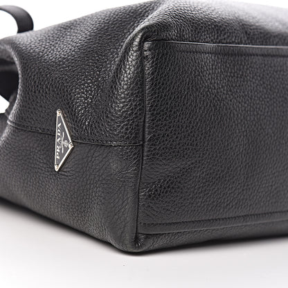 Prada Vitello Daino Shoulder Bag Black 5 of 12