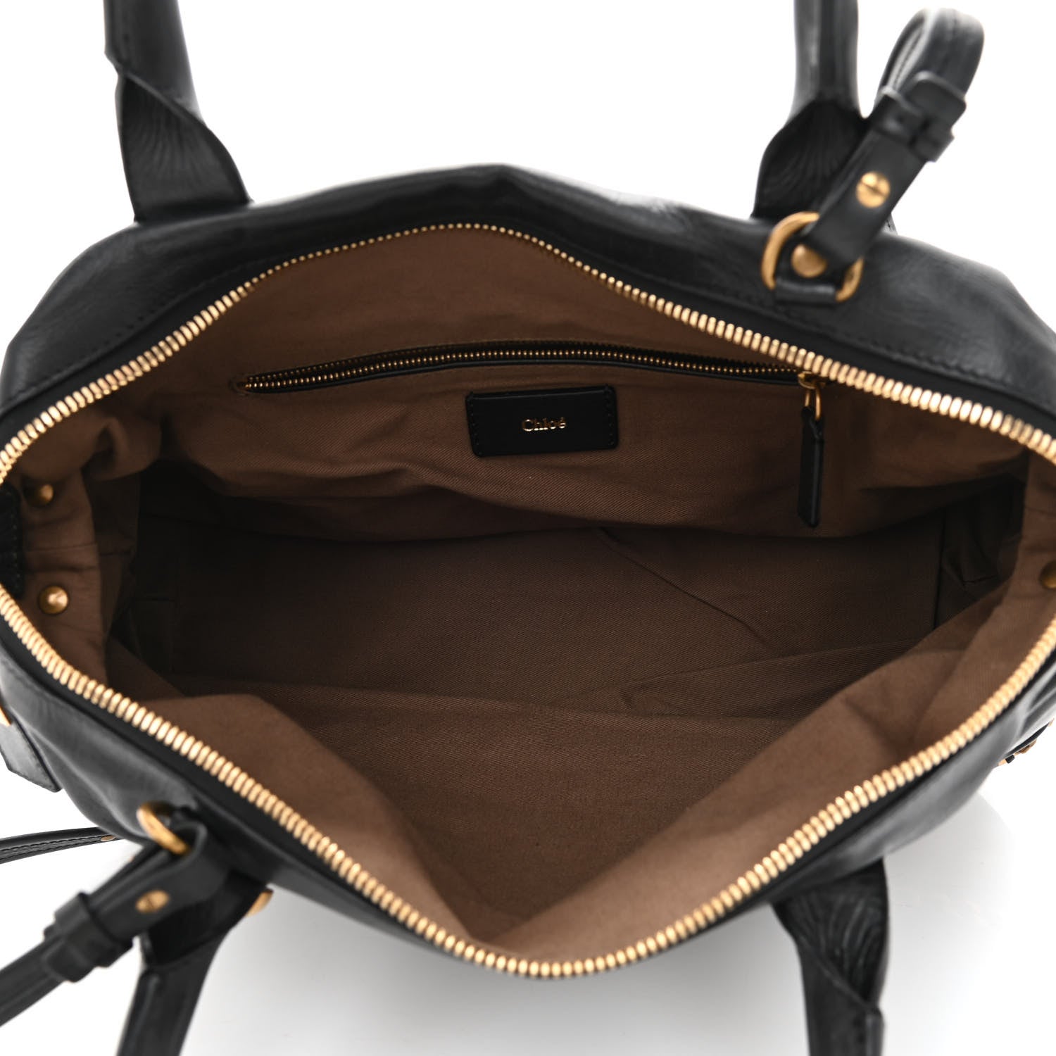 Chloe Calfskin Kira Convertible Bowler Bag Black 5 of 9