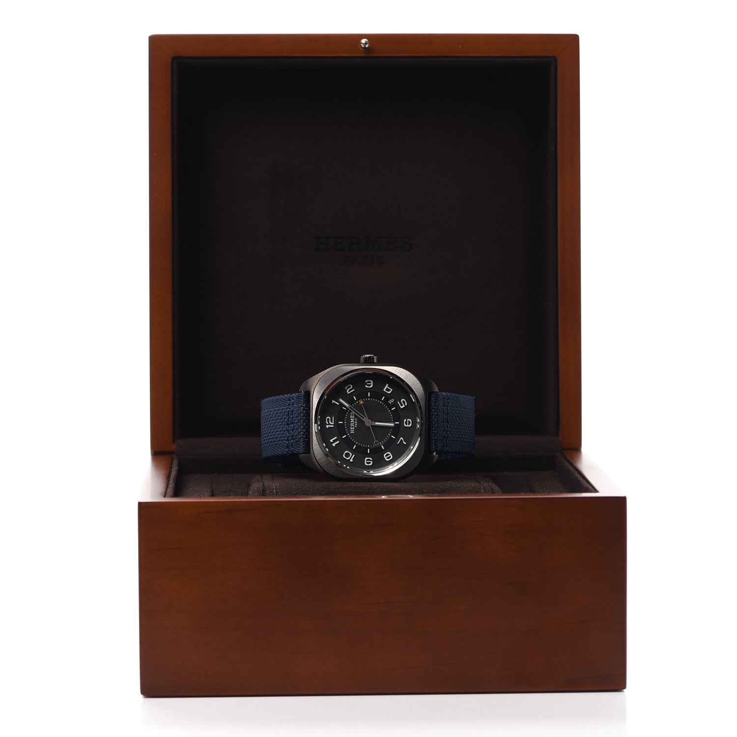 Hermes DLC Coated Titanium Nylon 39mm H08 Automatic Watch Bleu Abysse 5 of 5