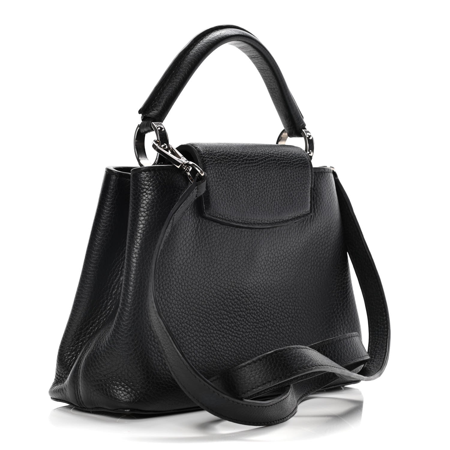 Louis Vuitton Taurillon Capucines Black 2 of 17