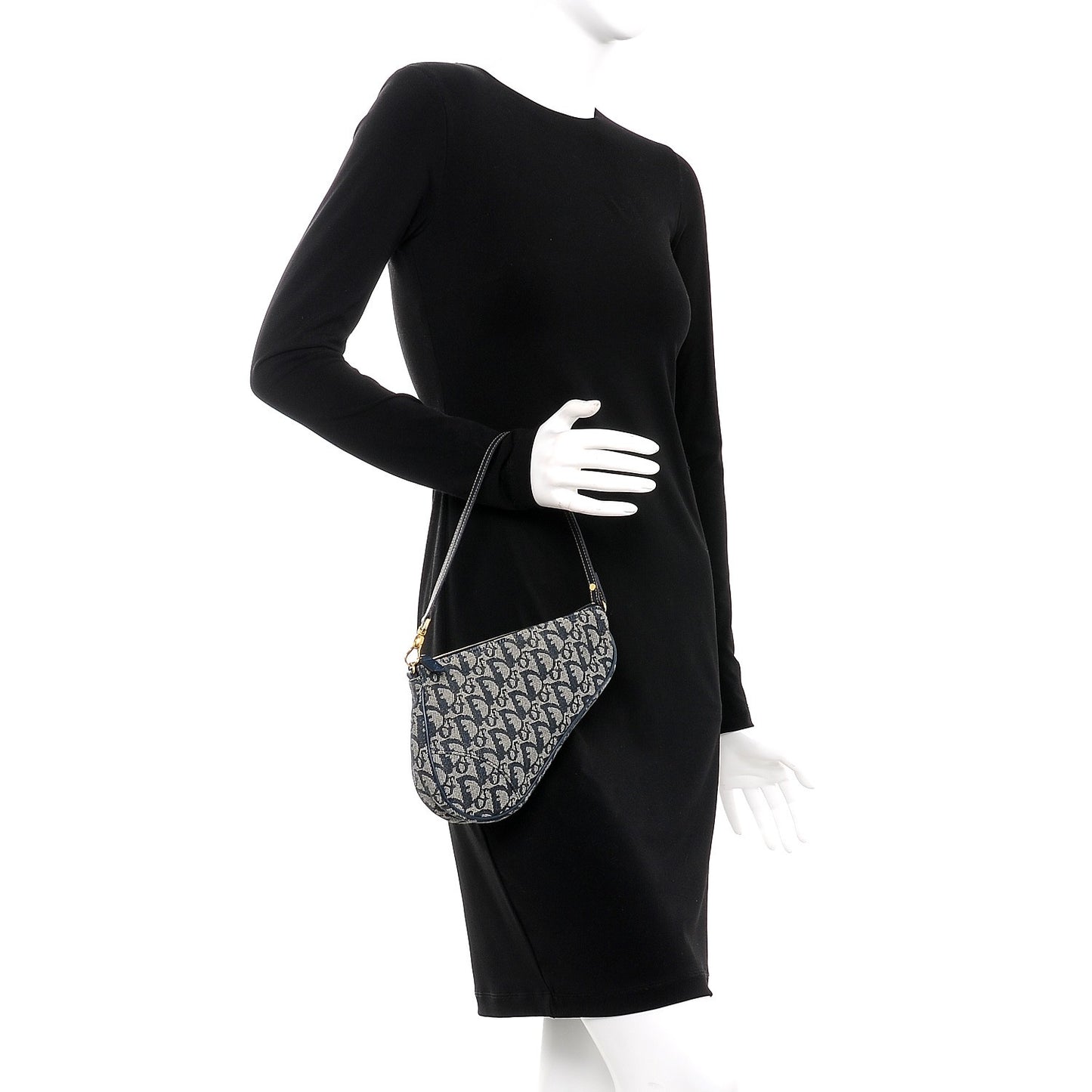 Monogram Mini Saddle Pochette Navy