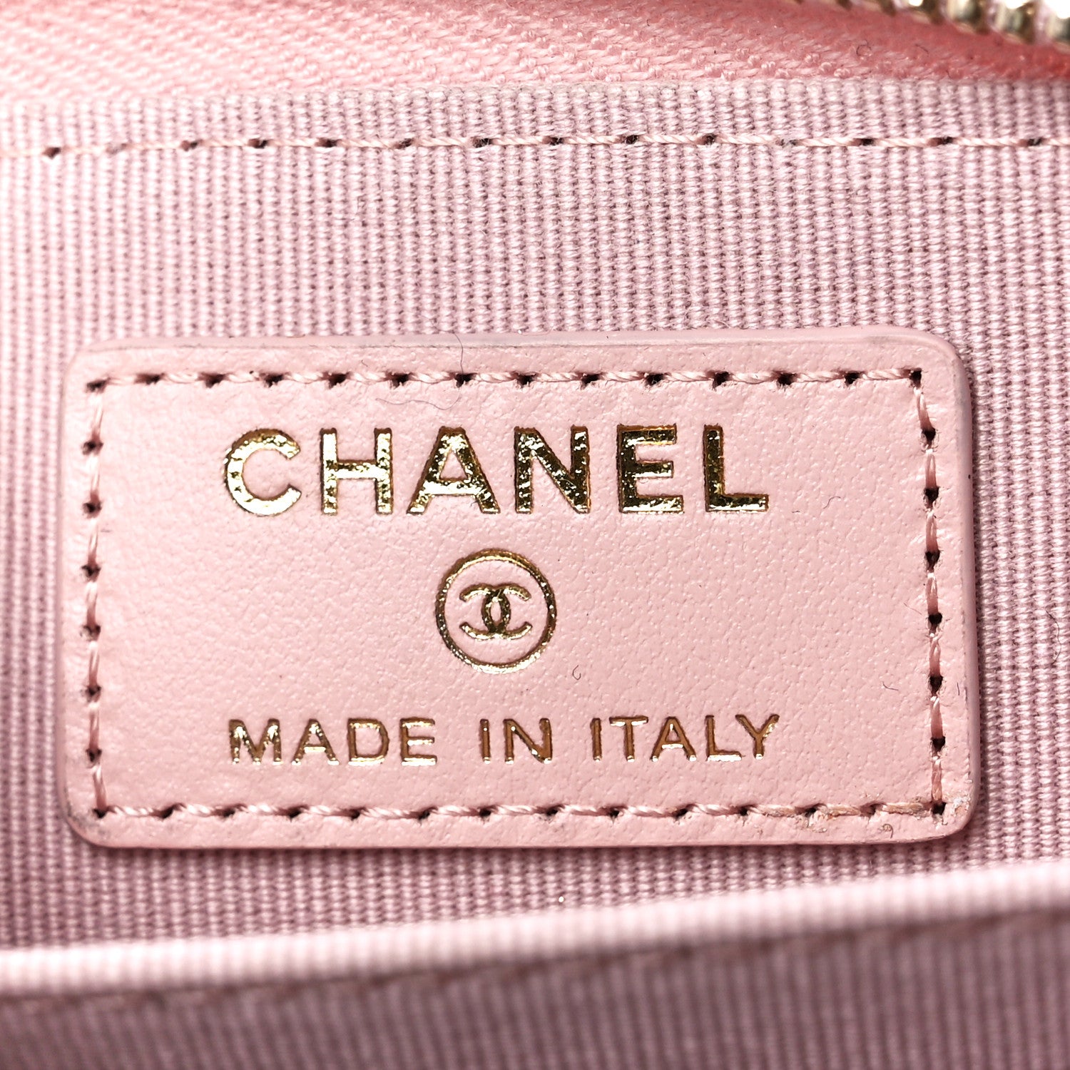 Chanel Lambskin Quilted 19 Zip Around Coin Purse Wallet Light Pink 6 of 12