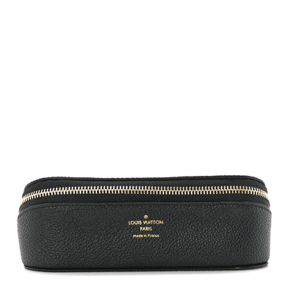 Louis Vuitton Empreinte Monogram Giant Sunglasses Pouch GM Black Beige 1 of 11