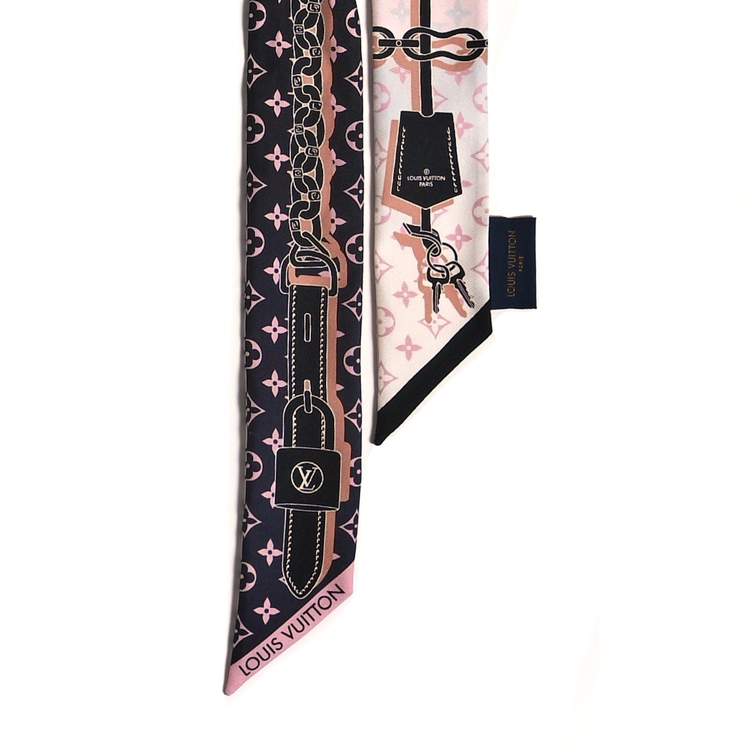 Louis Vuitton Silk Monogram Rising Confidential BB Bandeau Black Rose 3 of 3