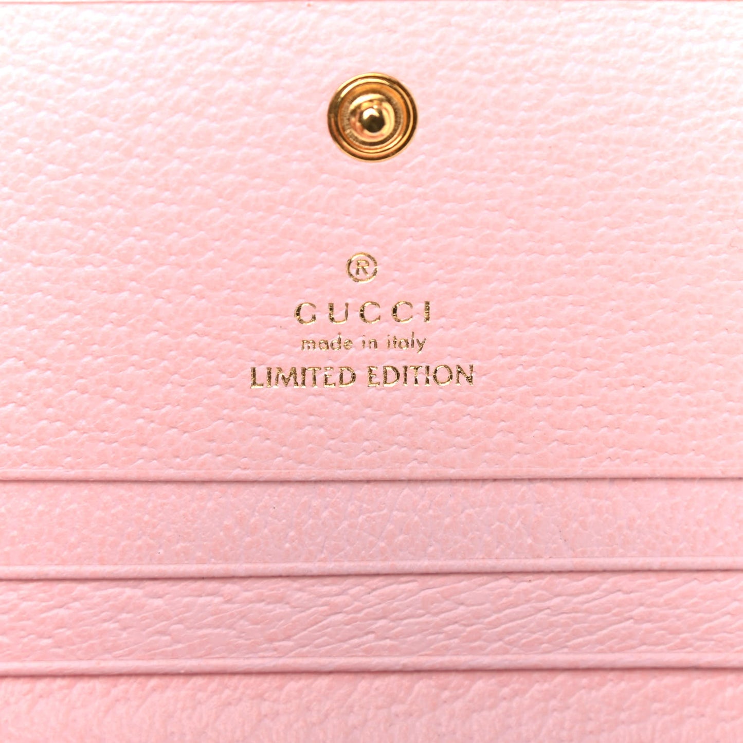 Canvas Flora Card Case Wallet Pink
