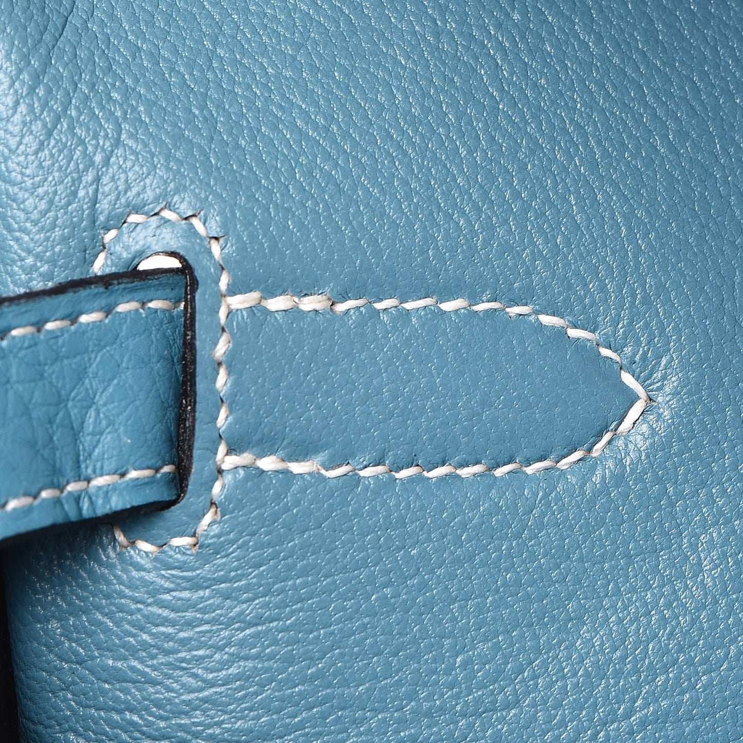 Taurillon Clemence Birkin 40 Blue Jean