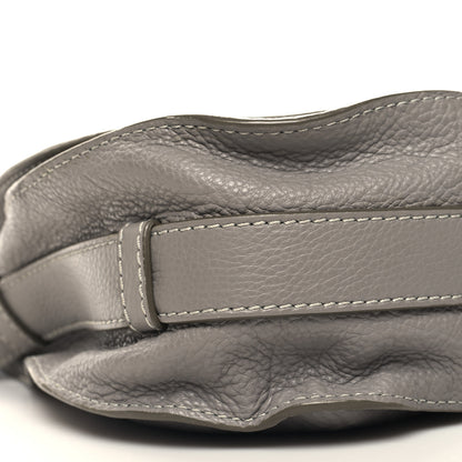 Chloe Calfskin Medium Marcie Round Crossbody Bag Cashmere Grey 9 of 10