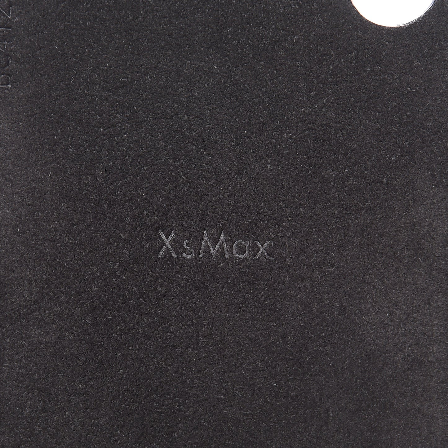 Monogram iPhone XS Max Bumper Black