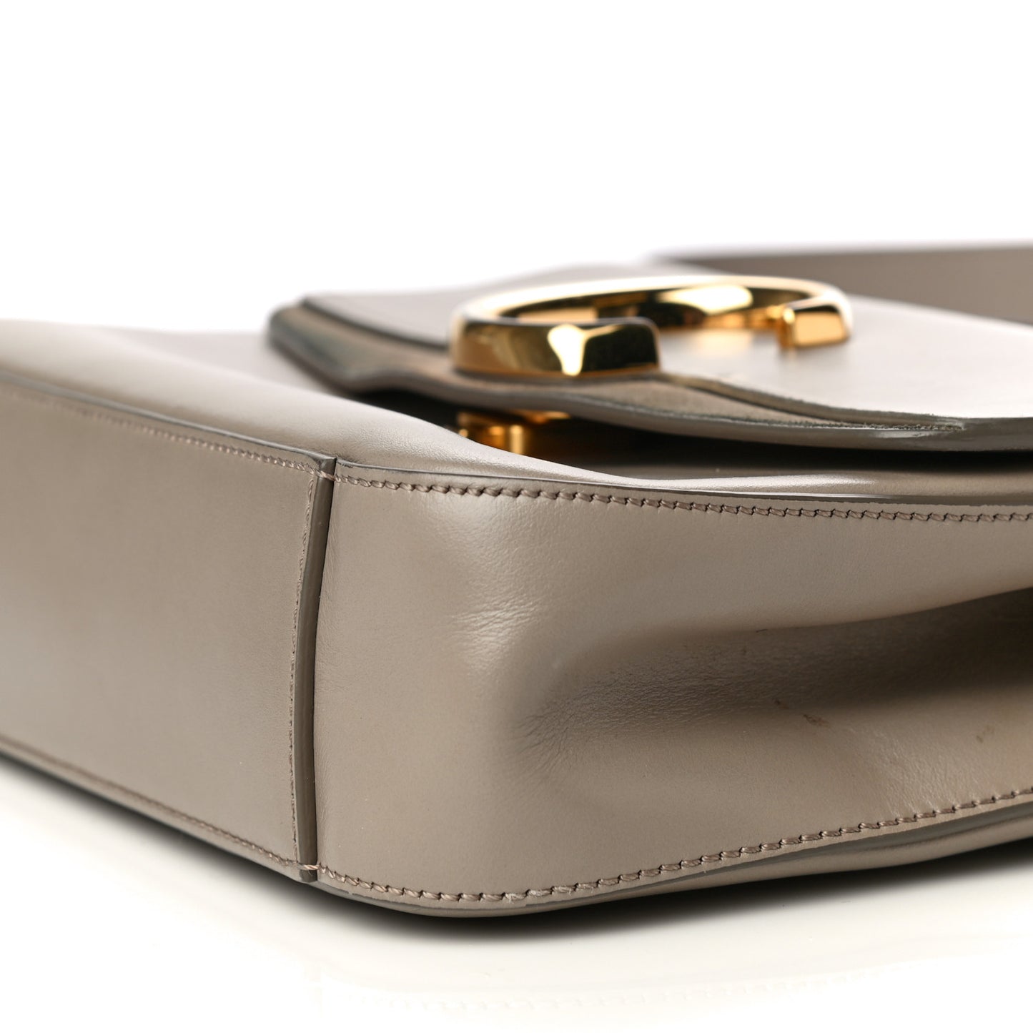 Calfskin Small C Double Carry Motty Grey