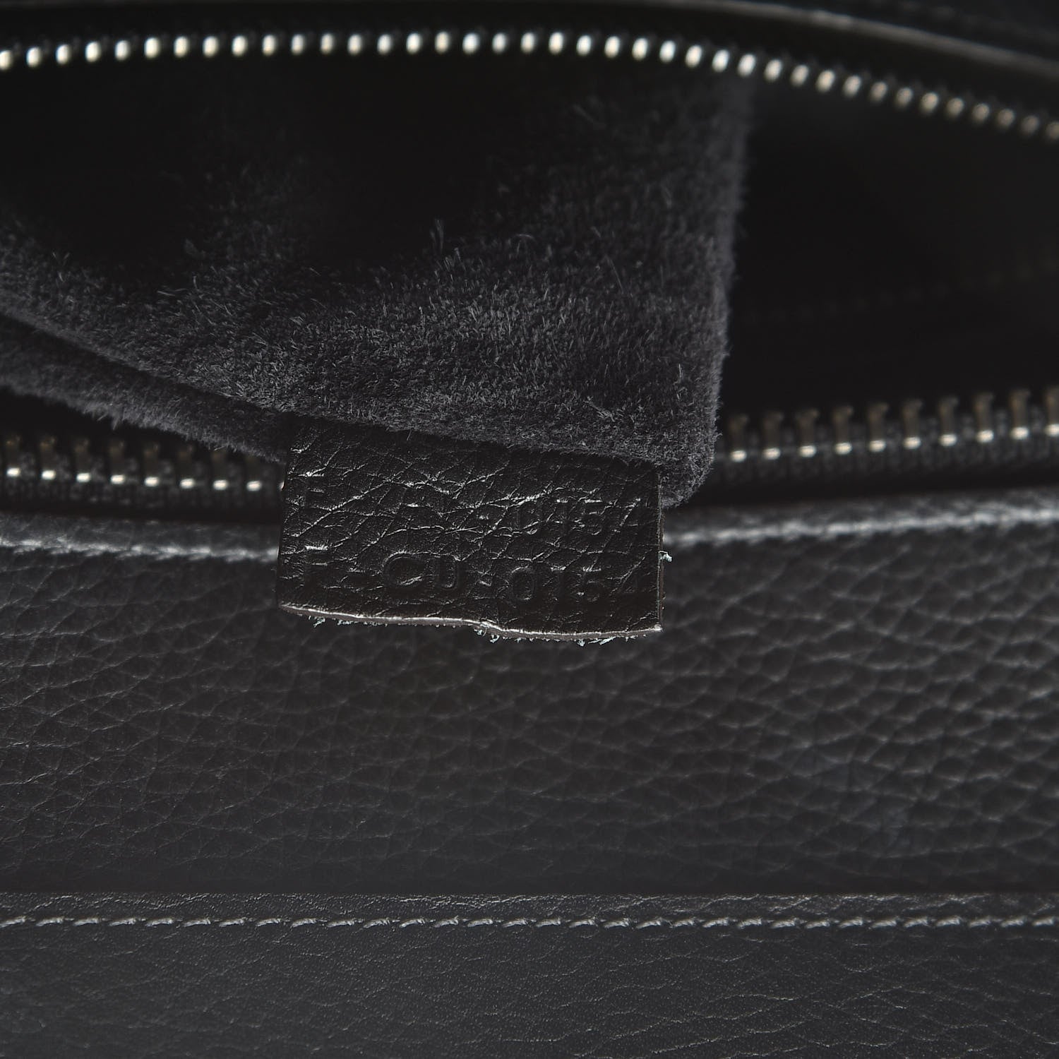 Celine Drummed Calfskin Micro Luggage Black 7 of 12