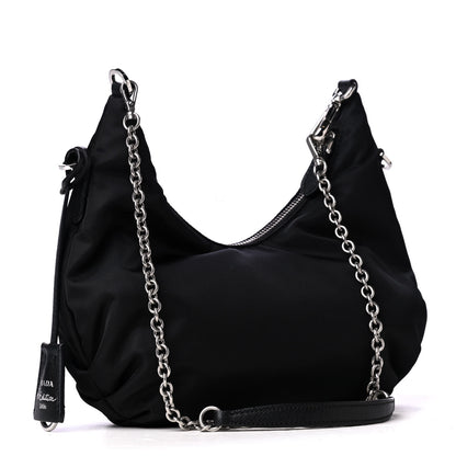 Prada Tessuto Nylon Saffiano Re-Edition 2006 Shoulder Bag Black 2 of 4