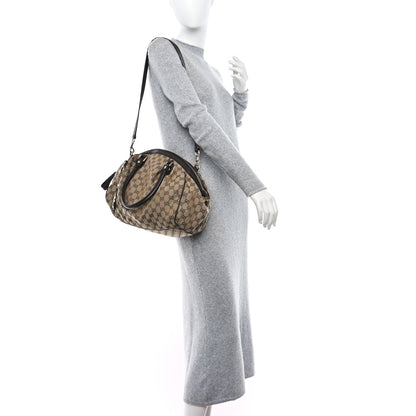 Gucci Monogram Medium Sukey Boston Bag Dark Brown 3 of 10