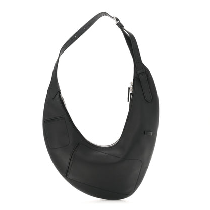 Hermes Swift H Plume Canvas Buddy Pocket Bag Black Ecru 1 of 11