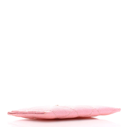 Chanel Iridescent Caviar Quilted Card Holder Rose Pink 4 of 8
