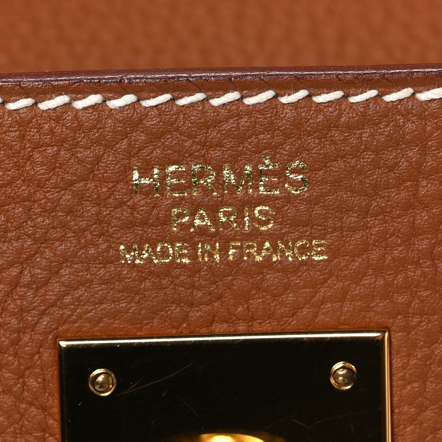 Hermes Togo Kelly Retourne 32 Gold 6 of 11