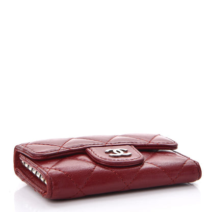 Chanel Lambskin Quilted 6 Key Holder Red 4 of 8