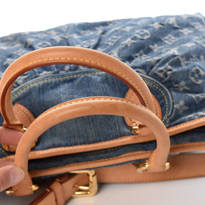 Louis Vuitton Denim Neo Cabby MM Blue 12 of 12