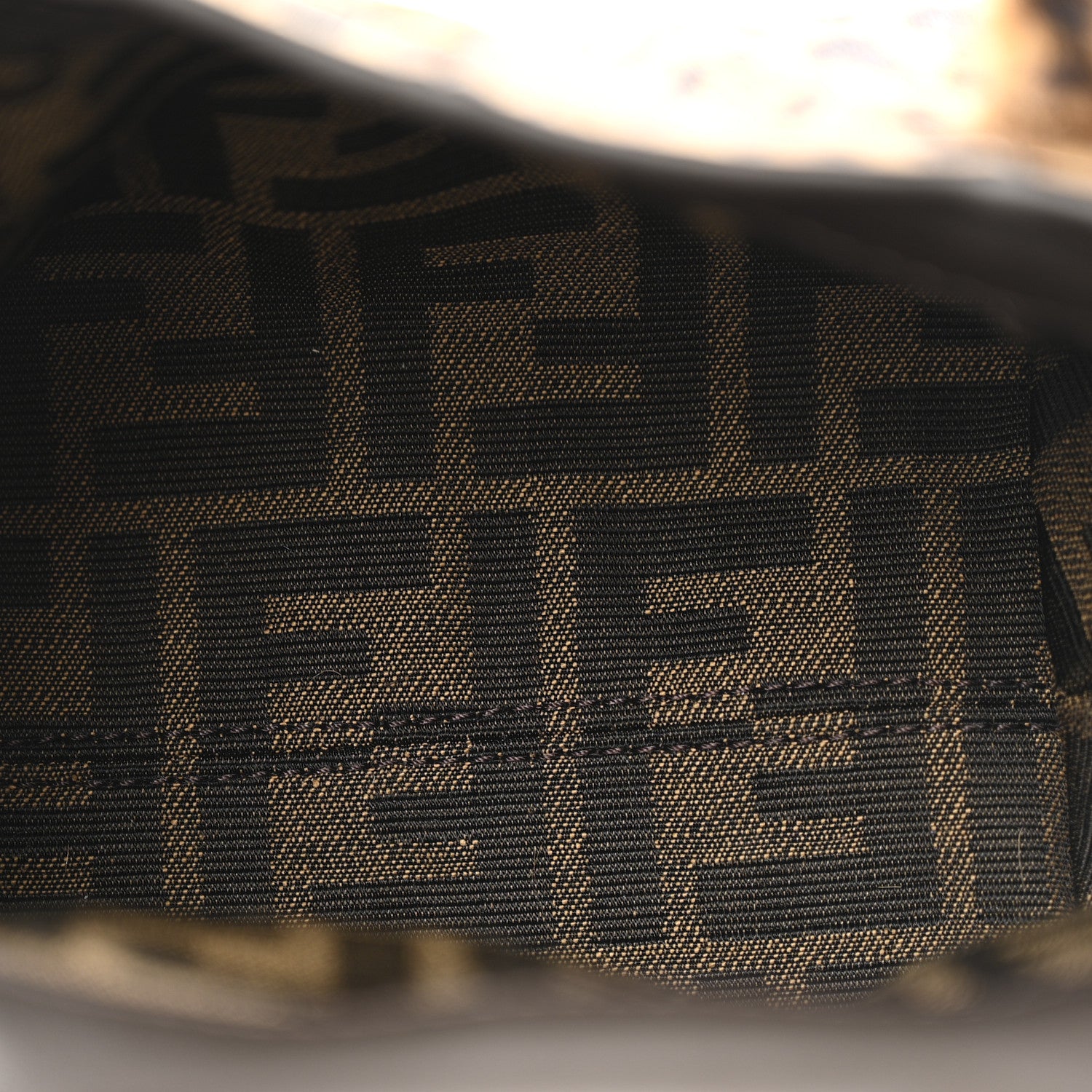 Fendi Cavallino Vitello Leopard Print Mini Spy Bag Marrone 5 of 13