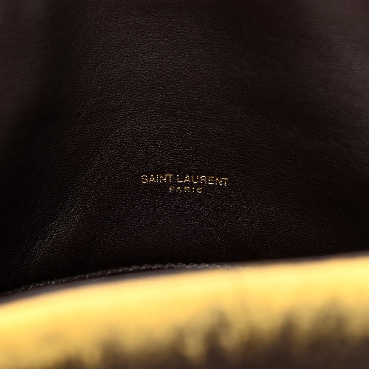 Saint Laurent Tie Dye Wool Quilted Small Loulou Puffer Monogram Chain Satchel Yellow Pacific Blue Dark Pecan 6 of 11