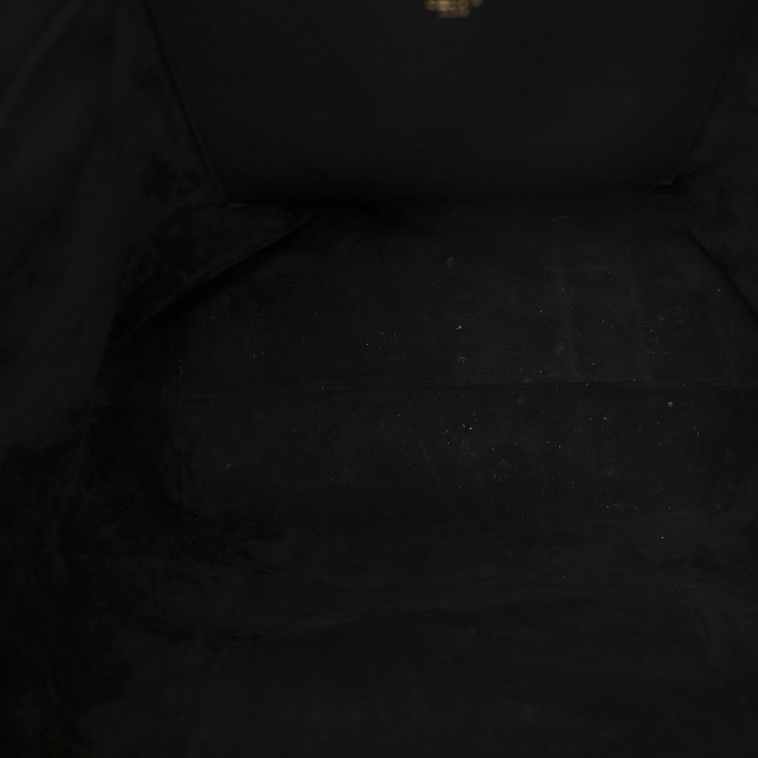 Celine Grained Calfskin Triomphe Medium Cabas Anais Black 5 of 10